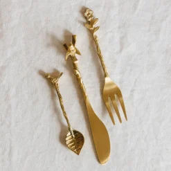 Adavi Brass Mini Serving Utensils