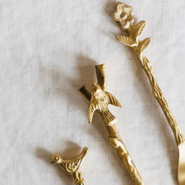 Adavi Brass Mini Serving Utensils