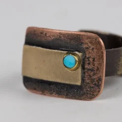 Adrift - Hammered Copper Ring
