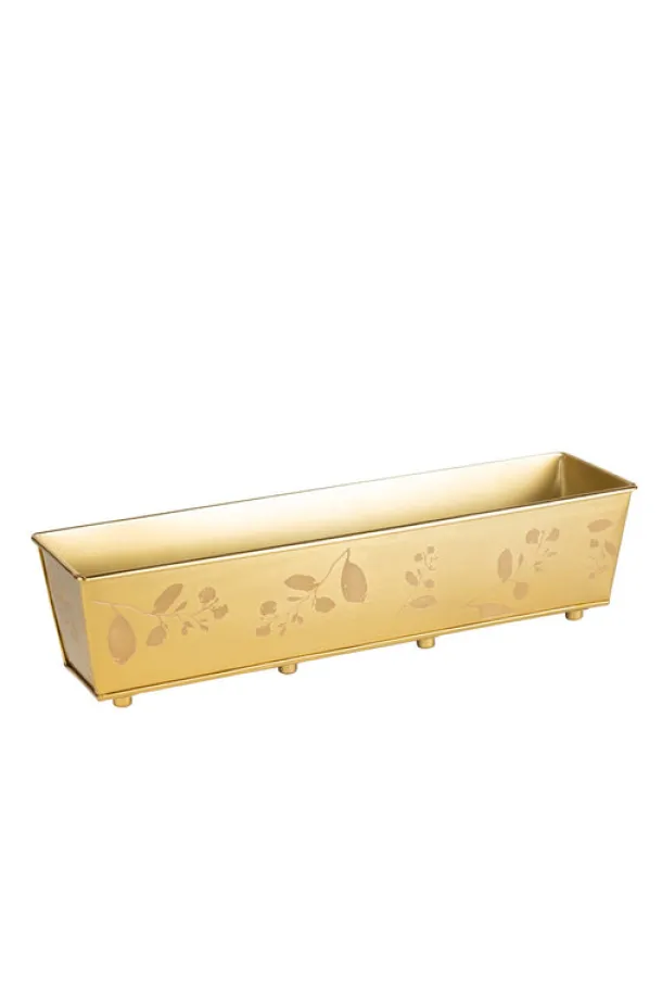 Akulu Brass Windowsill Planter