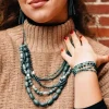 Alba Five Strand Seed & Pearl Necklace