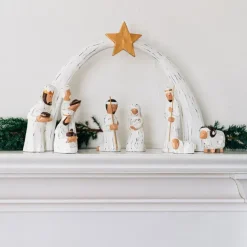 Albesia Wood Nativity