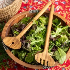Albesia Wood Salad Servers