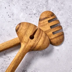 Albesia Wood Salad Servers