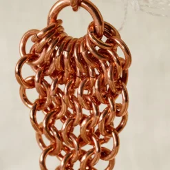 Alma Copper Waterfall Drop Earrings