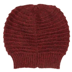 Alpaca Wool Beanie - Cherry