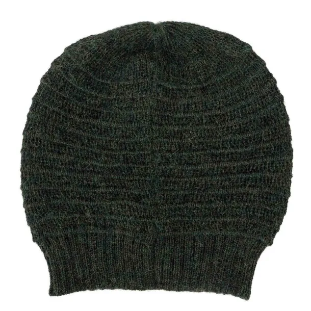 Alpaca Wool Beanie - Forest