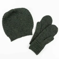 Alpaca Wool Beanie - Forest