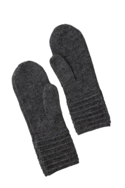 Alpaca Wool Mittens - Grey