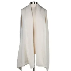 Alpaca Wool Shawl - Ivory