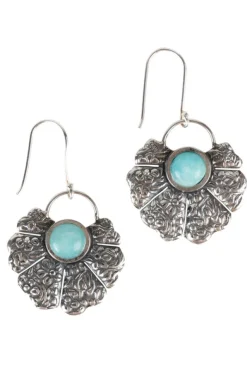 Amazonite Fan Earrings
