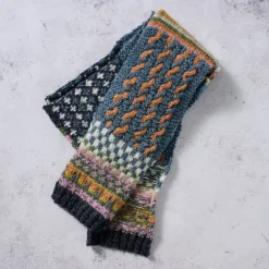 Amba Color Block Wool Scarf