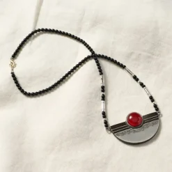 Amellal Tuareg Silver Pendant Necklace