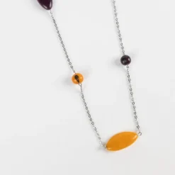 Amethyst Hues Tagua Necklace