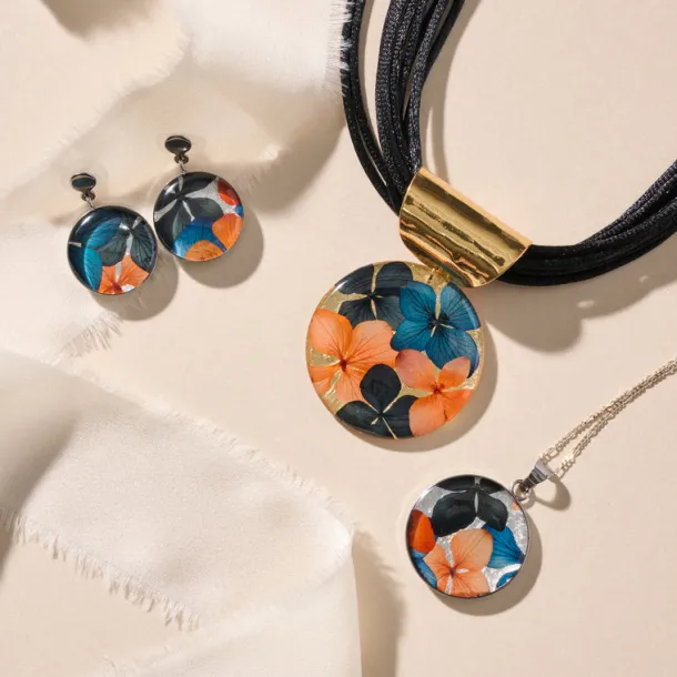 Antonella Flower Petal Drop Earrings