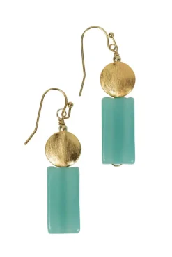 Aqua Sentry Drop Earrings