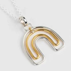 Arco Rainbow Charm Necklace