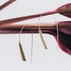 Art Deco Leaf Earrings