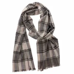 Bagmati Plaid Wool Scarf