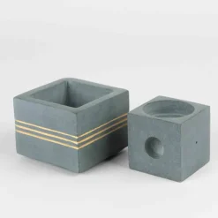 Bahu Stone Candleholder - Tea Lights & Tapers