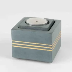 Bahu Stone Candleholder - Tea Lights & Tapers