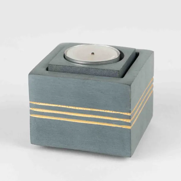 Bahu Stone Candleholder - Tea Lights & Tapers