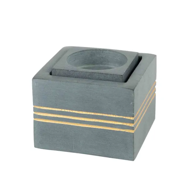 Bahu Stone Candleholder - Tea Lights & Tapers
