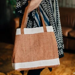 Balmy Jute & Cotton Bag