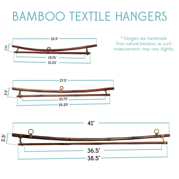 Bamboo Textile Hangers