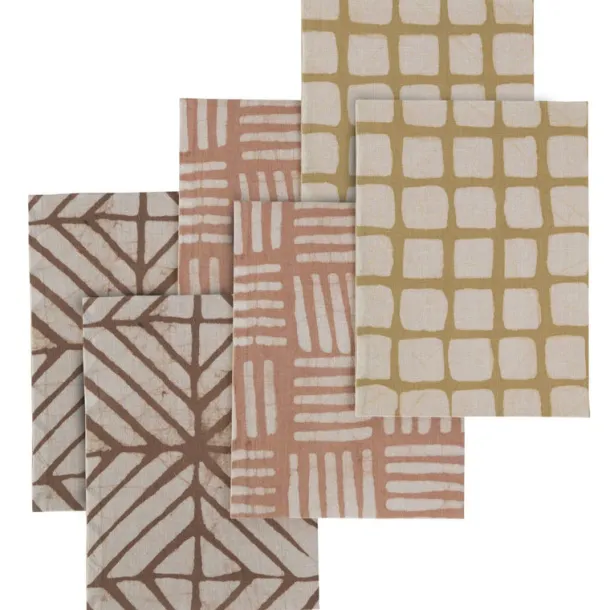Batik Fabric Cards - Set of 6