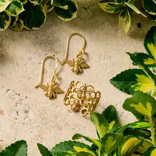 Bee Charmed Dangle Earrings