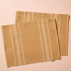 Beja Handloomed Cotton Set of 2 Placemats