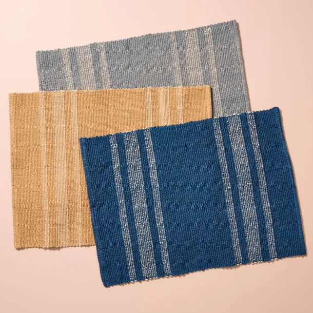 Beja Handloomed Cotton Set of 2 Placemats