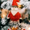 Bendy Santa Ornament