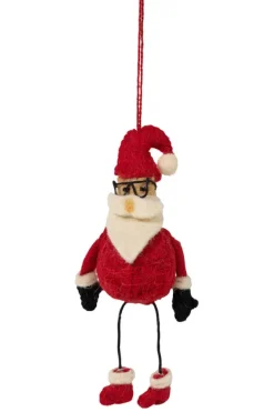 Bendy Santa Ornament