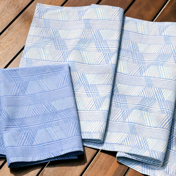 Blue Retro Napkin