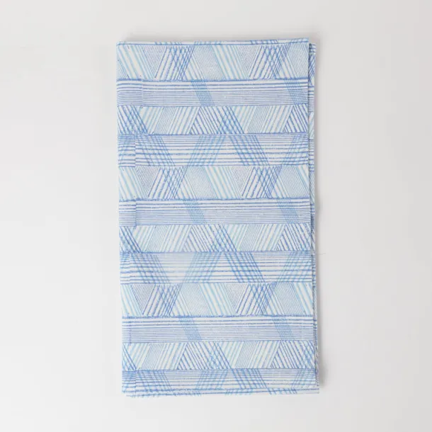 Blue Retro Table Runner