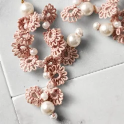 Blush Waterfall Earrings