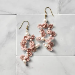 Blush Waterfall Earrings