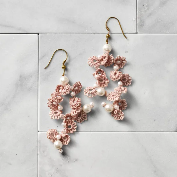 Blush Waterfall Earrings