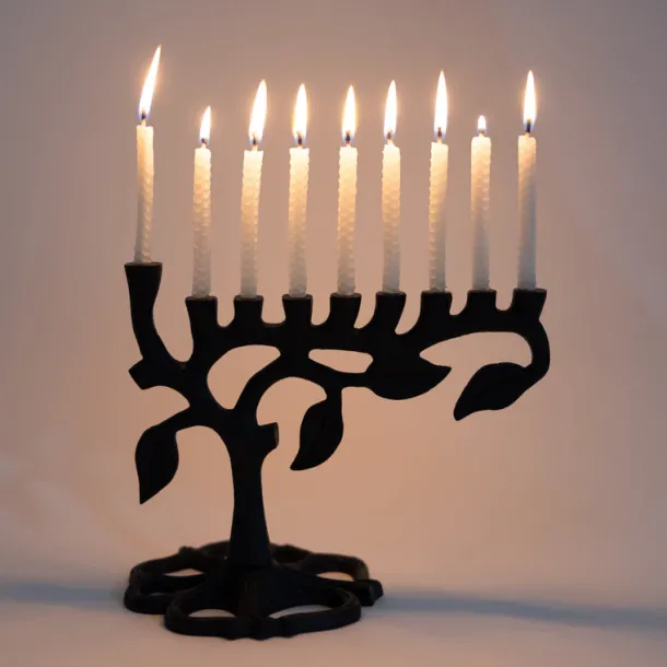 Botanical Leaf Menorah