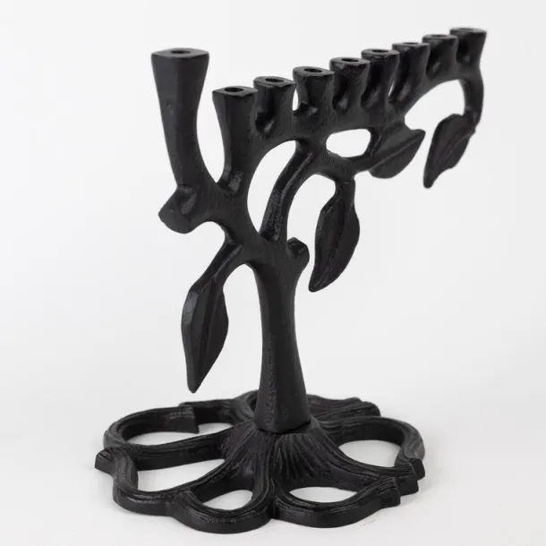 Botanical Leaf Menorah