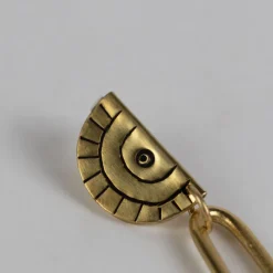 Brass Miduara Drop Earrings