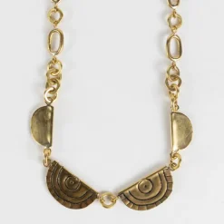Brass Miduara Matinee Necklace