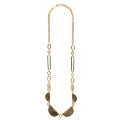 Brass Miduara Matinee Necklace