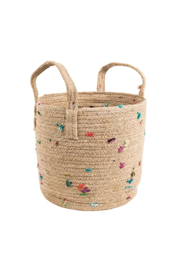 Bright Bits Jute Basket