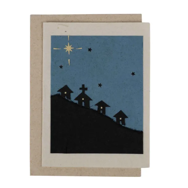 Bright Night Handmade Greeting Card