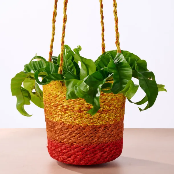 Buna Jute Plant Hanger - Red