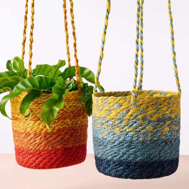 Buna Jute Plant Hanger - Red