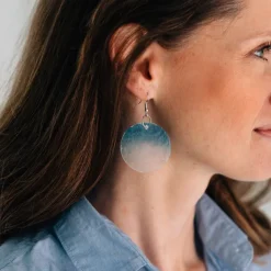 Calao Ombre Capiz Drop Earrings
